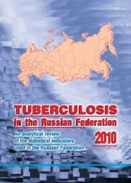 TUBERCULOSIS IN THE RUSSIAN FEDERATION 2010 An ...