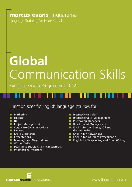 Global Communication Skills - Linguarama