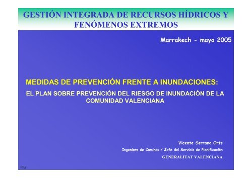 GESTIÓN INTEGRADA DE RECURSOS HÍDRICOS Y FENÓMENOS EXTREMOS