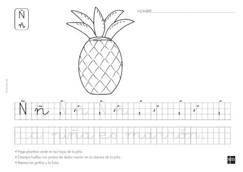 fichas consonantes (n,j,ll,ch,r,z,y) - Colegio Diocesano San Ignacio ...