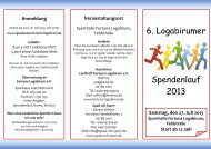 Flyer Spendenlauf downloaden - Onkologische Schwerpunktpraxis ...