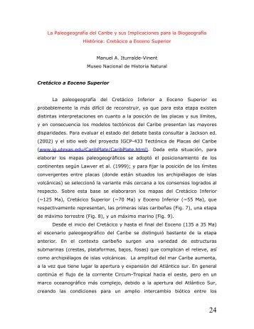 Cretácico-Eoceno Superior - Red Cubana de la Ciencia