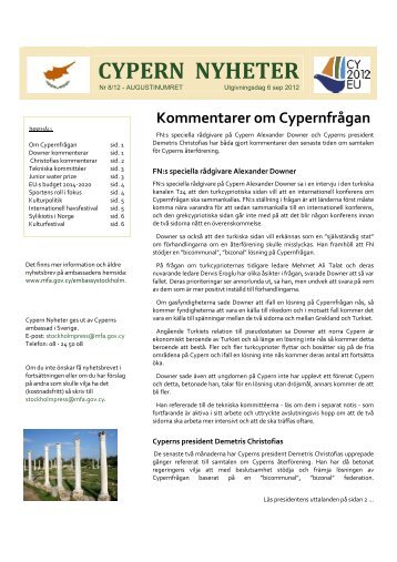 CYPERN NYHETER