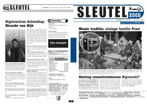 Mooie traditie: etalage familie Prast - SLEUTEL 2000