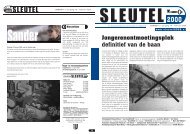 Jongerenontmoetingsplek definitief van de baan - SLEUTEL 2000