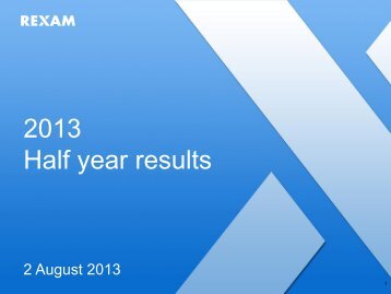 Download Rexam half year results 2013 - Presentation slides PDF ...