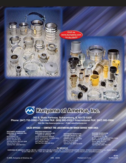 Couplings & Accessories - Kuriyama of America