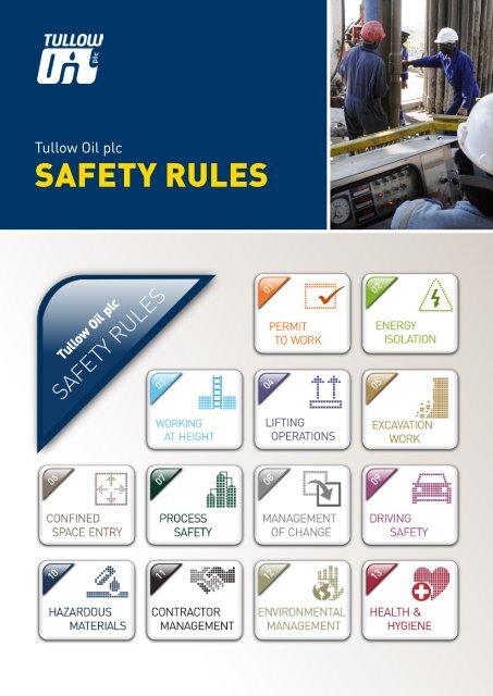 Tullow safety rules - The Group