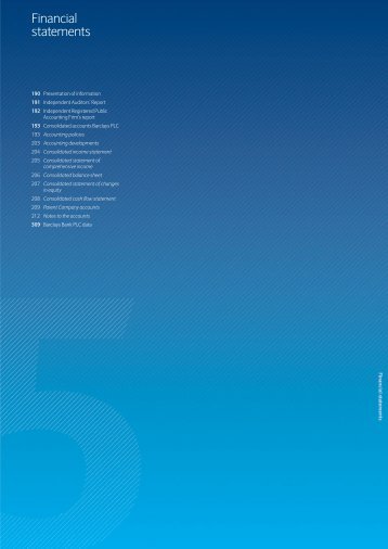 Barclays PLC Annual Report 2009 - The Group