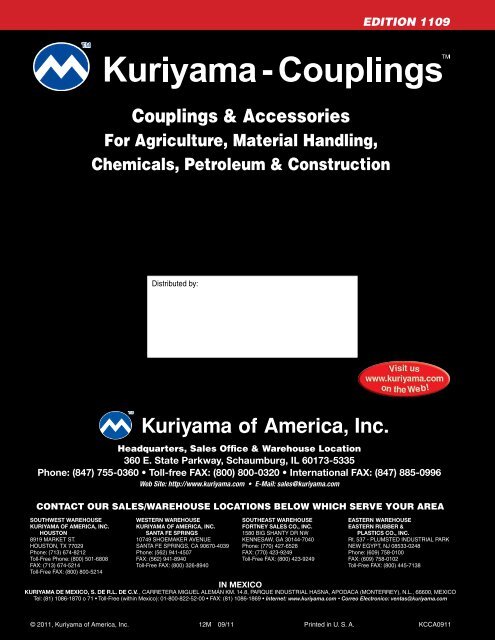 PDF Catalog - Kuriyama of America