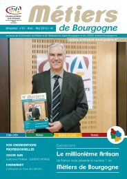 NÂ°1 - Avril 2012 - Chambre de mÃ©tiers