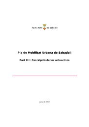 Pla de Mobilitat Urbana de Sabadell