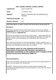 Report Summaries and Recommendation Tracker - East Lindsey ...