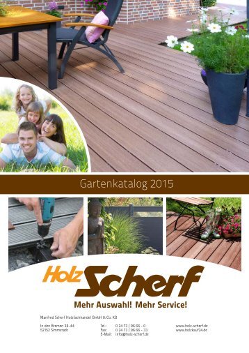 Holz Scherf Gartenkatalog 2015