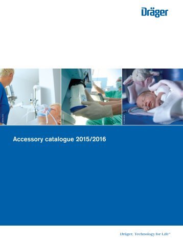Dräger Hospital Accessory Catalogue 2015/2016 - English
