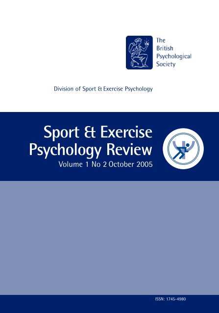 Sport and Exercise Psychology Review - Sport Psychology Goes to ...