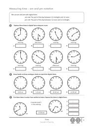 Measuring time Â² am and pm notation