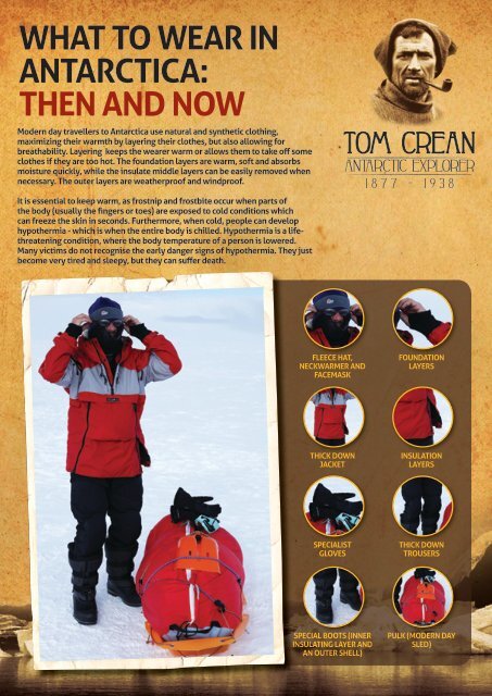 WHAT TO WEAR IN ANTARCTICA: THEN AND NOW