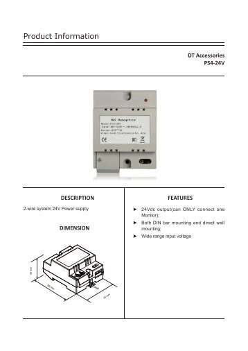 PS4-24V Product Information