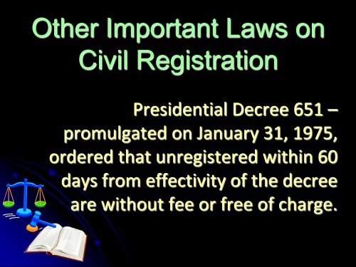 CIVIL REGISTRATION SYSTEM in the PHILIPPINES ... - nsor12.ph