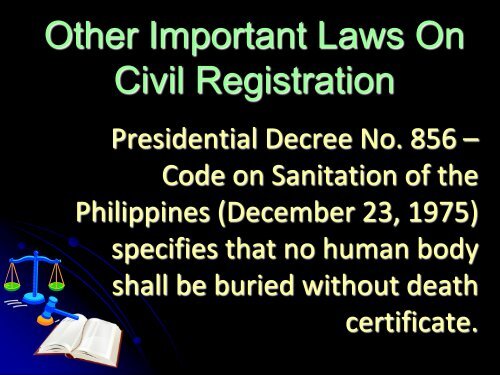 CIVIL REGISTRATION SYSTEM in the PHILIPPINES ... - nsor12.ph