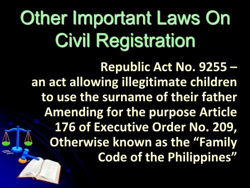 CIVIL REGISTRATION SYSTEM in the PHILIPPINES ... - nsor12.ph