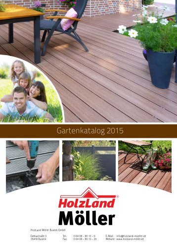 HolzLand Möller Gartenkatalog 2015