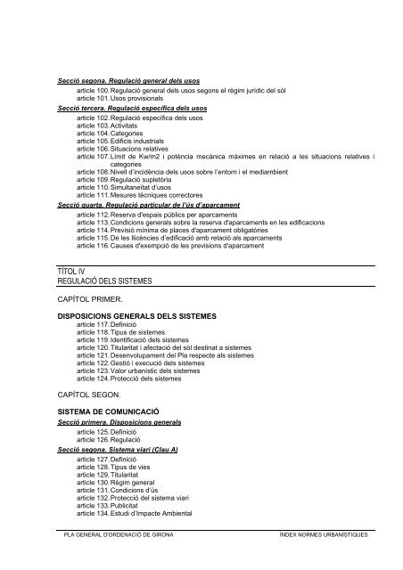 Normativa PGOU Girona - Miliarium