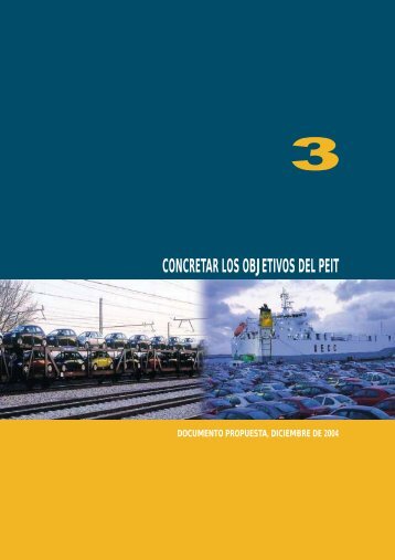 concretar los objetivos del peit - Plan EstratÃ©gico de Infraestructuras ...