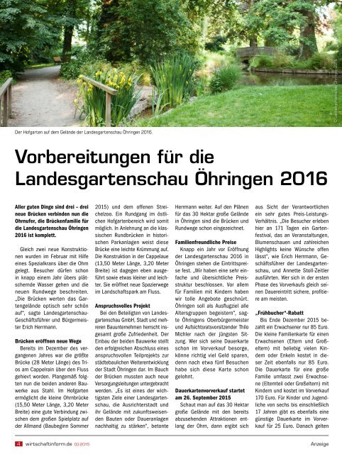 Wirtschaftsregion Hohenlohe | wirtschaftinform.de 03.2015