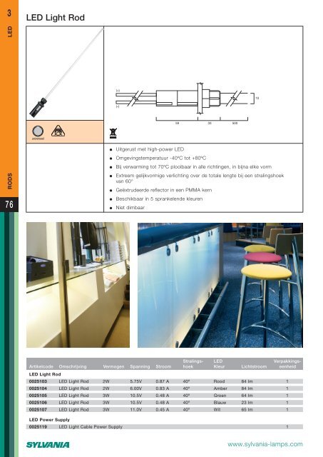 3 Micro-Lynx LED - Sylvania  Lamps