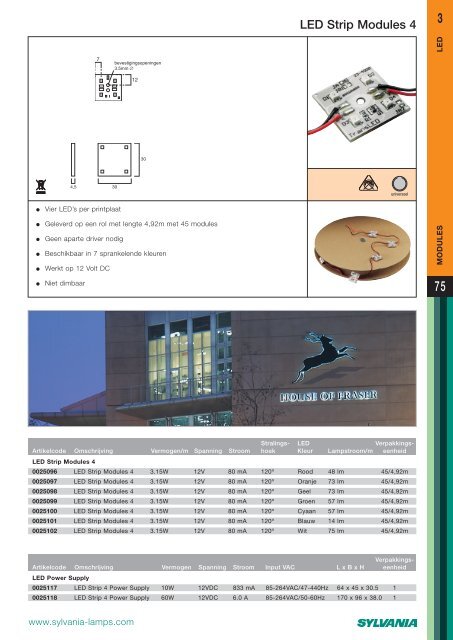 3 Micro-Lynx LED - Sylvania  Lamps