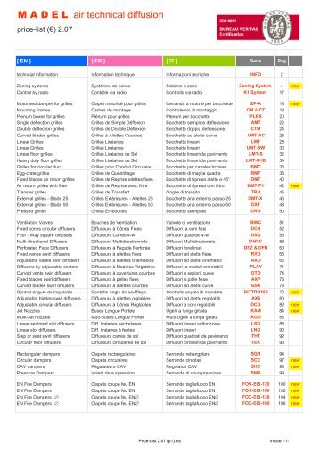 Price-List 2.07 (p1) - Madel