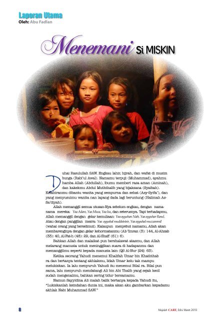 Majalah CARE, Edisi Maret 2010 - Al-Azhar Peduli Ummat