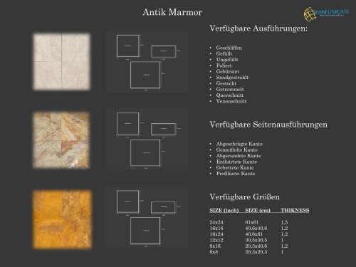 Naturstein Katalog