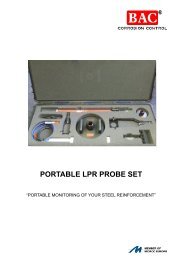 Portable LPR Probe Set Brochure - BAC Corrosion Control Ltd