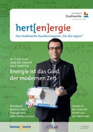 Zum Magazin - Hertener Stadtwerke