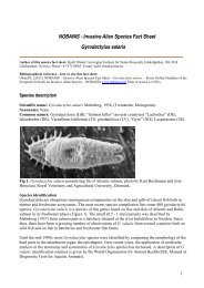 NOBANIS - Invasive Alien Species Fact Sheet Gyrodactylus salaris