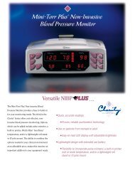 Mini-Torr Plus® Non-Invasive Blood Pressure Monitor - CNA Medical