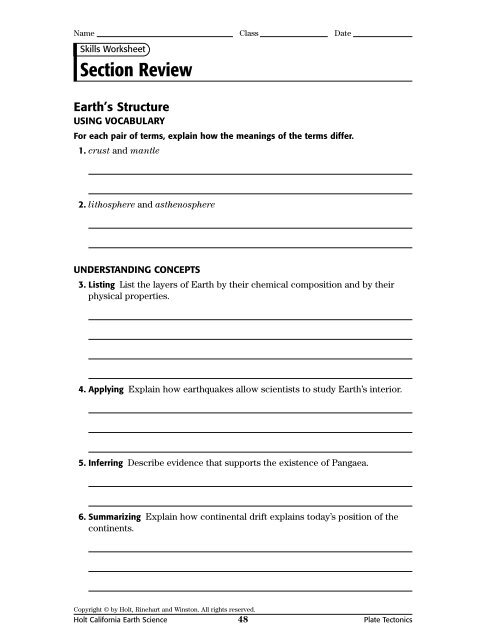 Chapter 6 1 Section Review