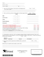 Pre-MRI Screening Form (PDF 96KB)