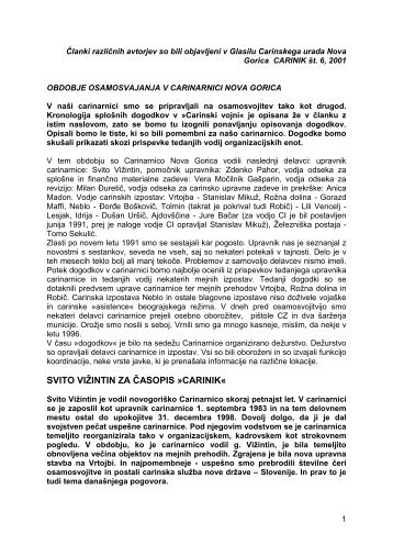 svito viÅ¾intin za Äasopis Â»carinik - Carinska uprava Republike ...