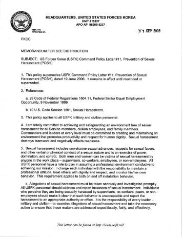 Fort Stewart Policy Letter Fort Stewart Policy Letter