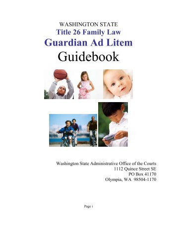 Title 26 Family Law GAL Guidebook - King County Bar Association