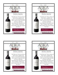 Auka Malbec Don Alfonso ST & CC.indd - Elite Wines