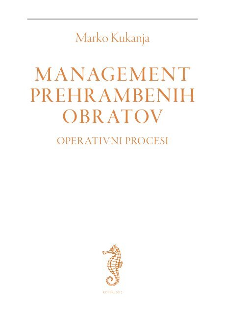 operativni procesi - ZaloÅ¾ba Univerze na Primorskem