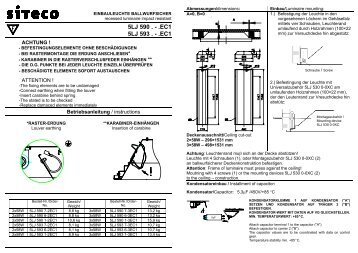 Montageanleitung Einbauleuchte Ballwurfsicher (PDF ... - POWERLAB