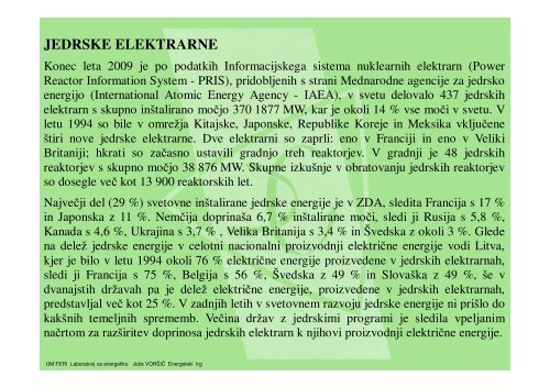 JEDRSKE ELEKTRARNE - POWERLAB