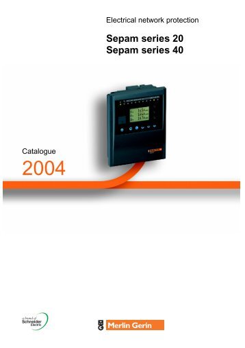 Sepam series 20 Sepam series 40 - POWERLAB