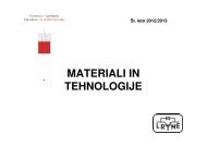 Materiali in tehnologije 1 - lrtme